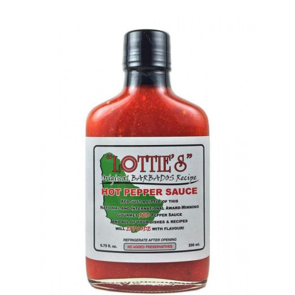 Lottie's Original Barbados Hot Pepper Sauce 200 ml