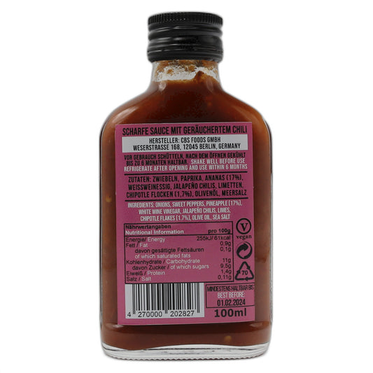 Crazy Bastard Chipotle & Pineapple Sauce 100 ml