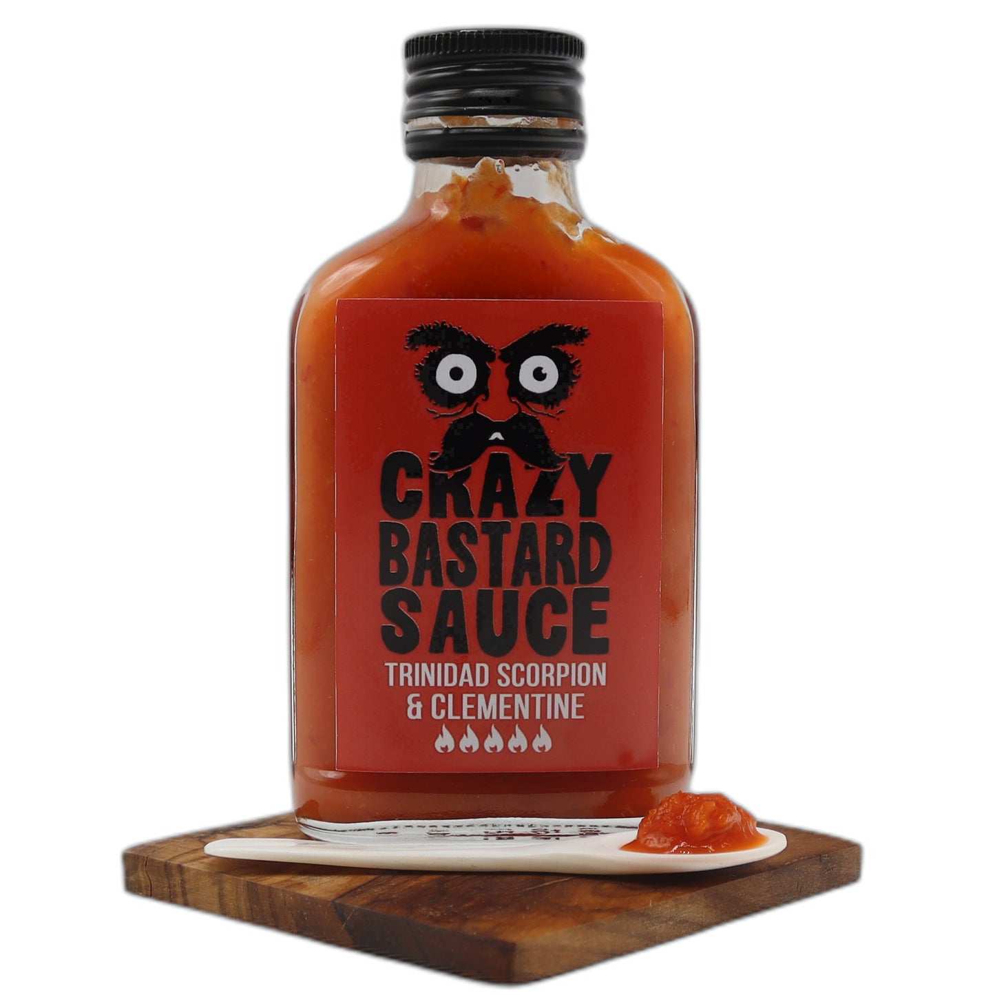 Crazy Bastard Trinidad Scorpion & Clementine Sauce 100 ml
