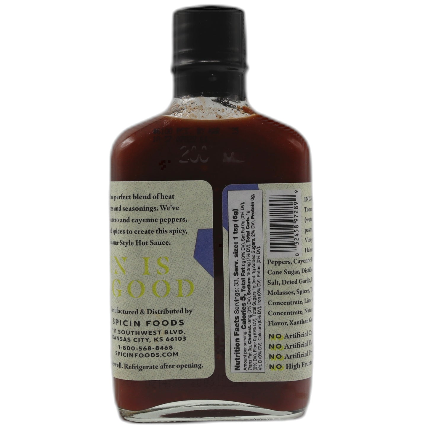 Pain is Good Louisiana Style Hot Sauce 198g