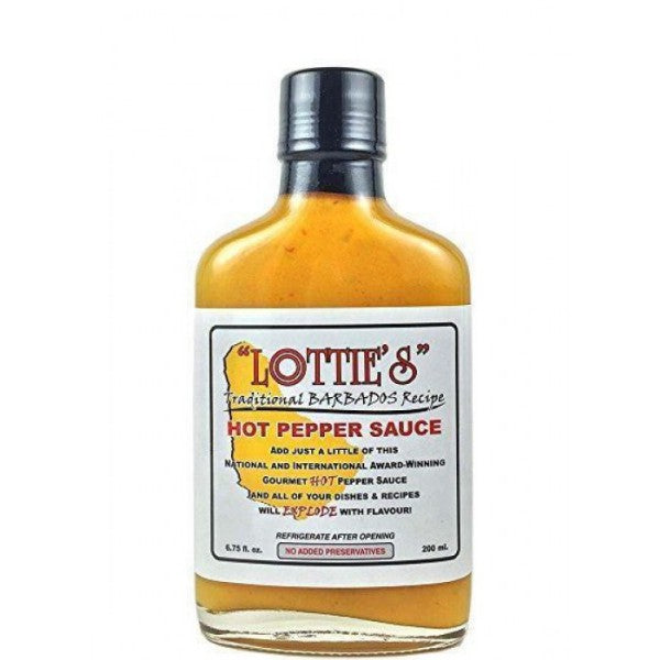 Lottie's Traditional Barbados Hot Pepper Sauce 200 ml