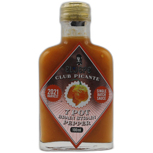 El Jefe 7 Pot Brain Strain Pepper Sauce 100 ml