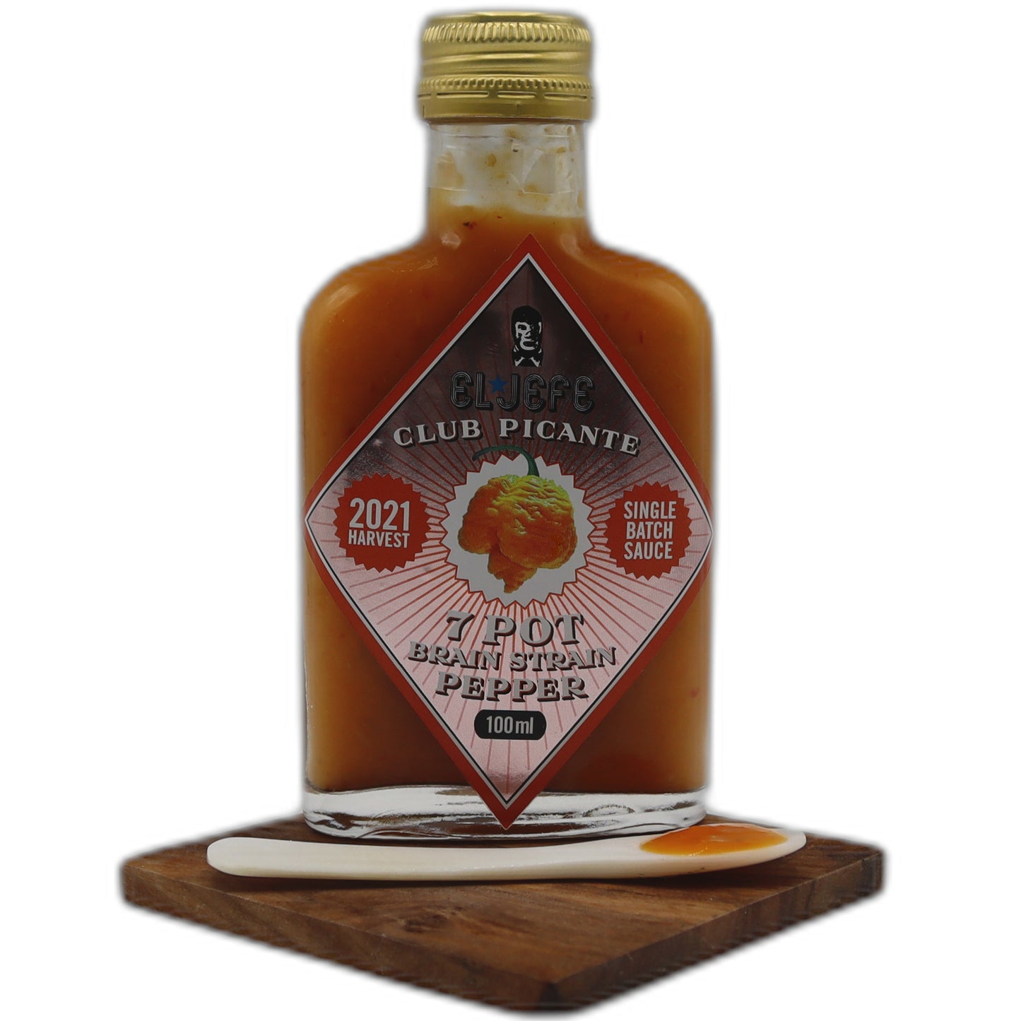 El Jefe 7 Pot Brain Strain Pepper Sauce 100 ml