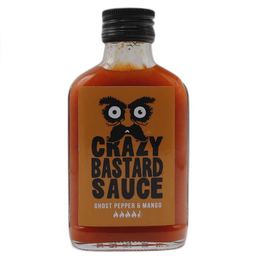 Crazy Bastard Ghost Pepper Mango Sauce 100 ml