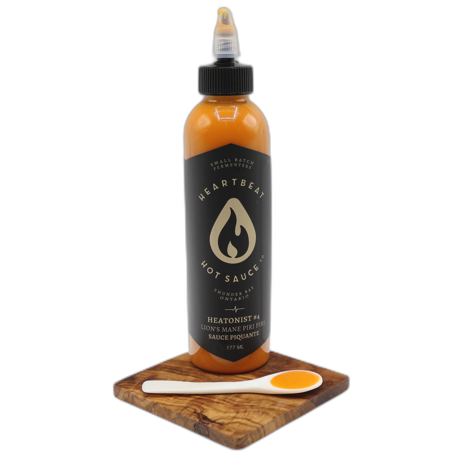 Heatonist No. 4 - Lion`s Mane Piri Piri Hot Sauce 177 ml