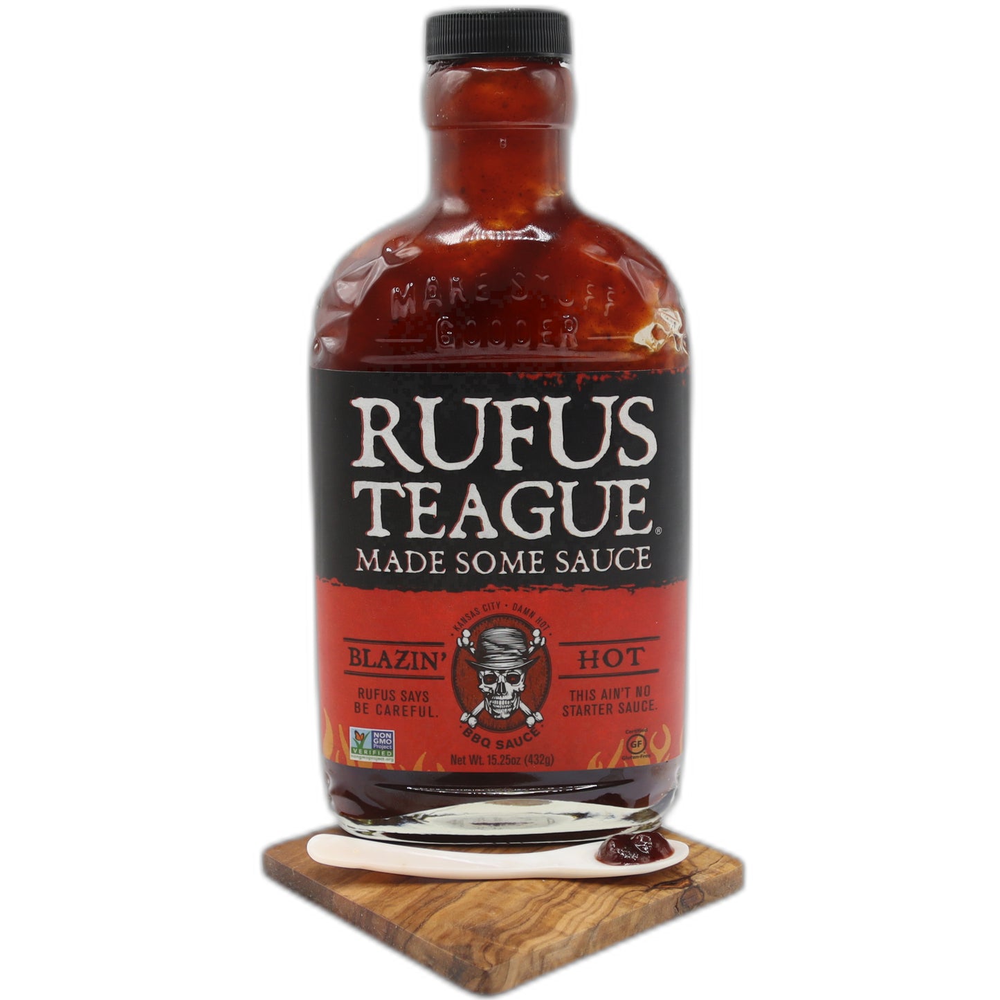 Rufus Teague Blazin Hot BBQ Sauce 432g