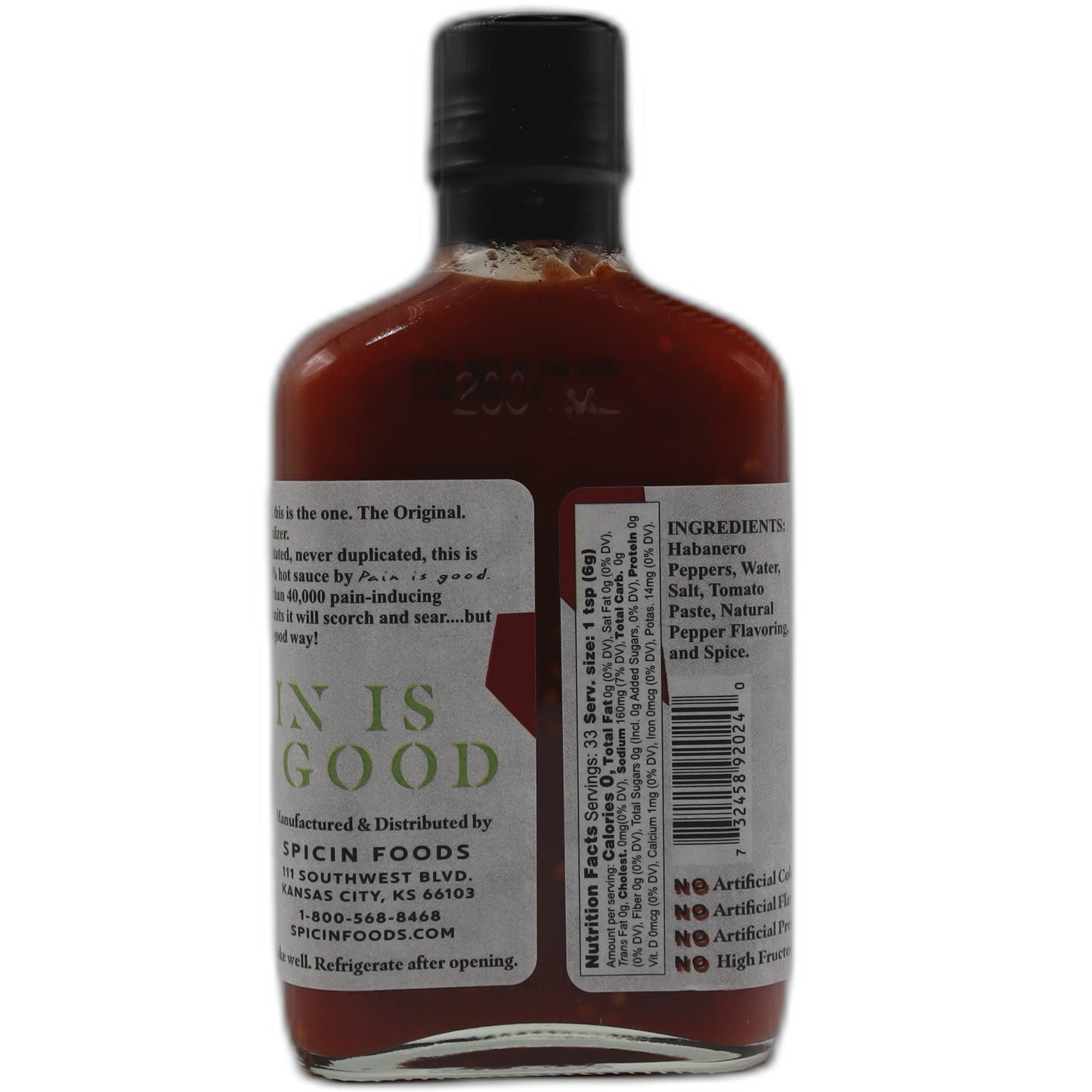 Pain 100% Hot Sauce 200 ml
