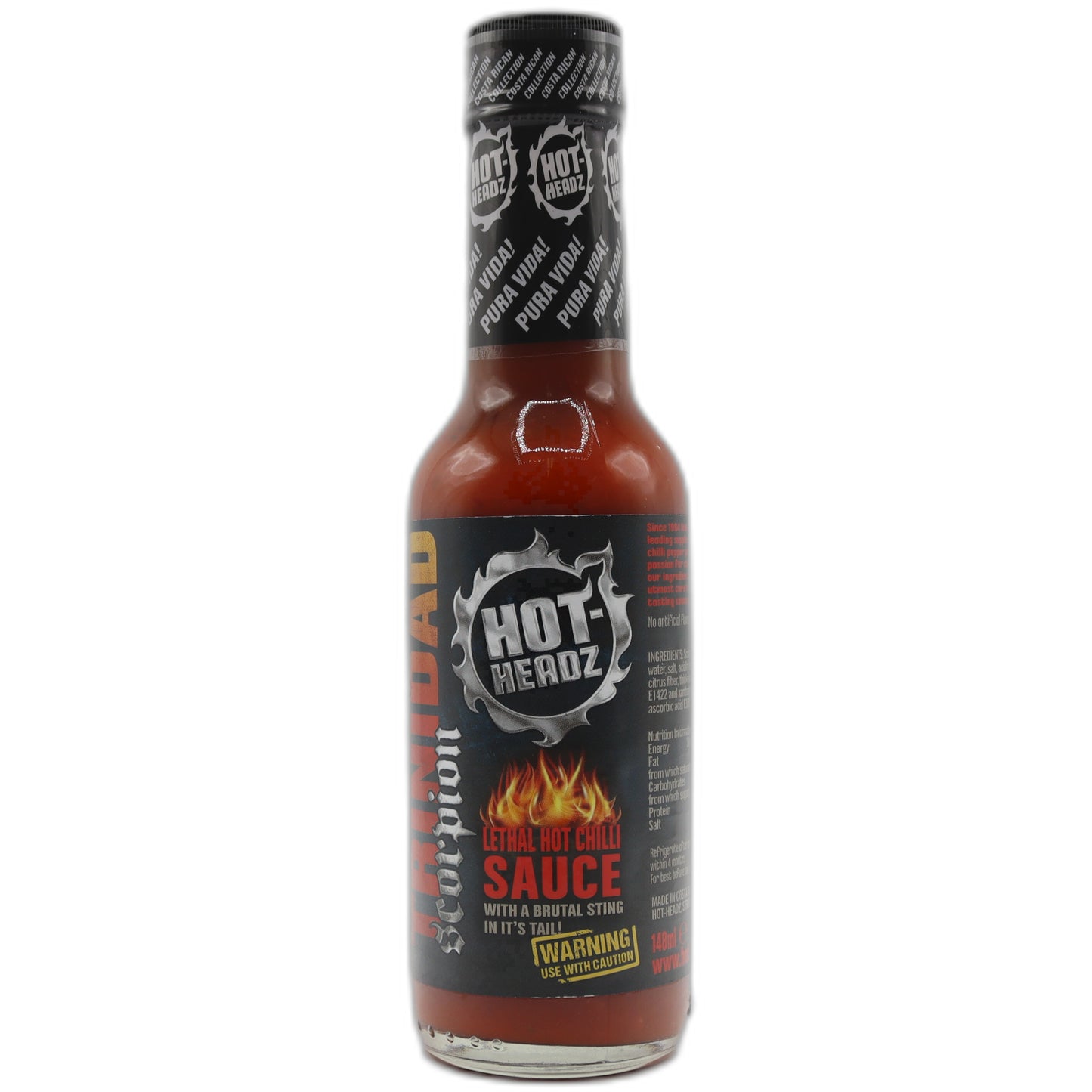 Hot-Headz Trinidad Scorpion Lethal Hot Chili-Sauce 148 ml