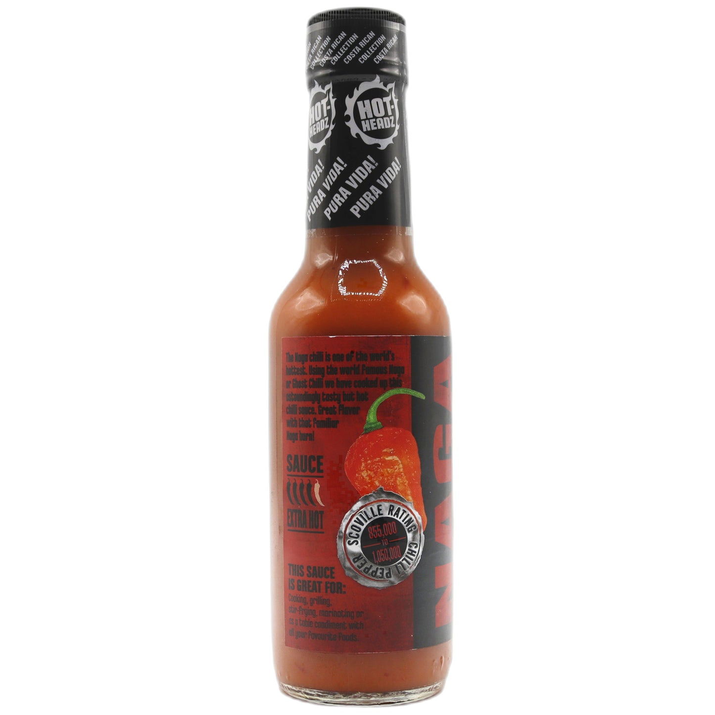 Hot-Headz Naga Deadly Hot Chilli-Sauce 148 ml