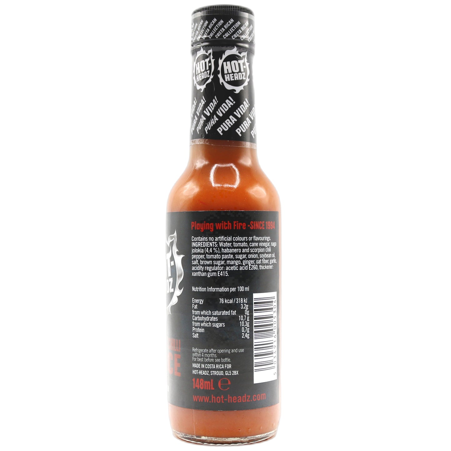 Hot-Headz Naga Deadly Hot Chilli-Sauce 148 ml
