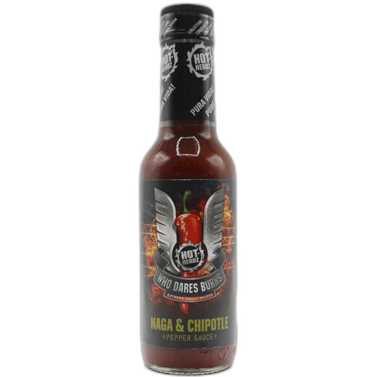 Hot-Headz Who Dares Burns Naga & Chipotle Sauce 148 ml