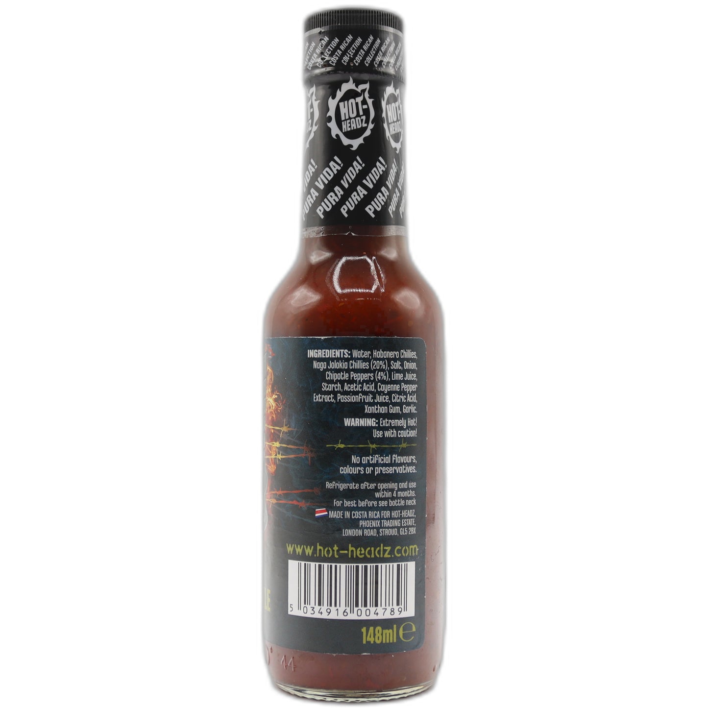Hot-Headz Who Dares Burns Naga & Chipotle Sauce 148 ml