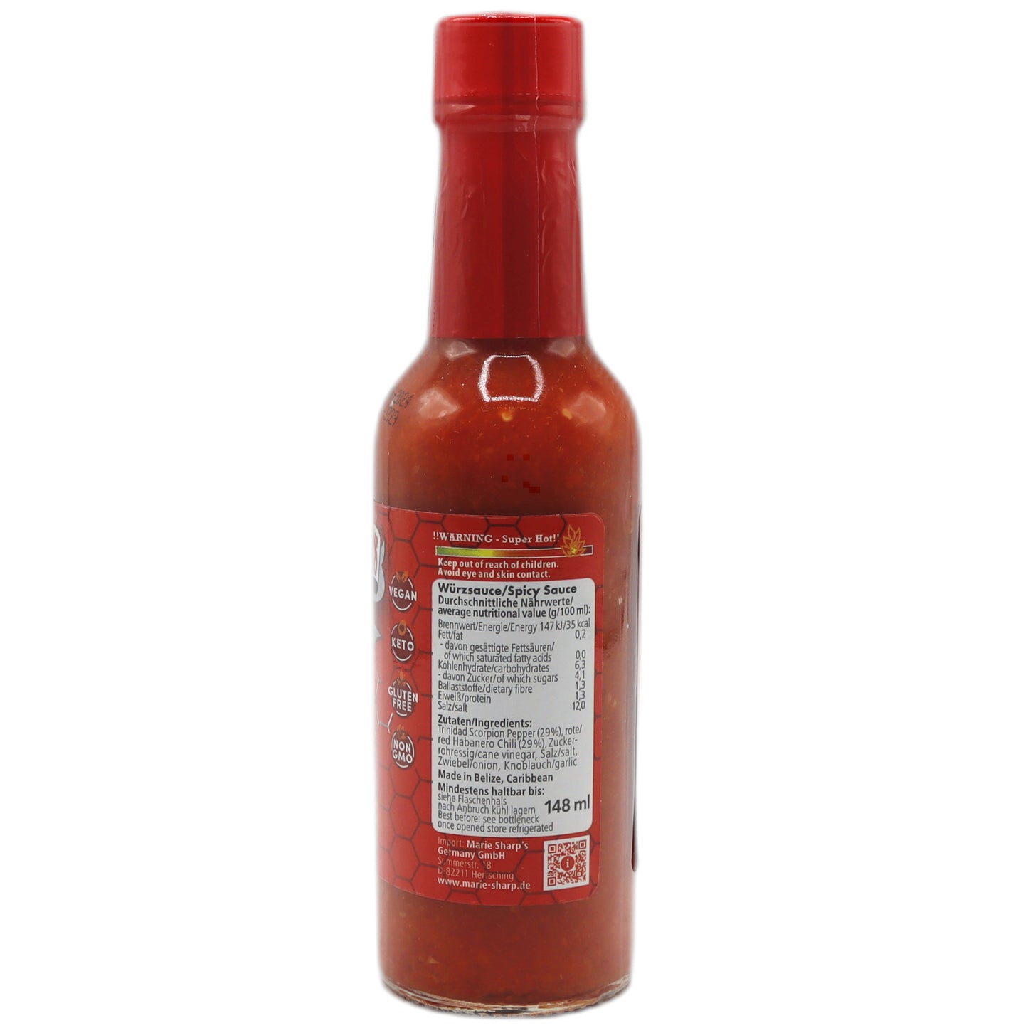 Marie Sharp`s Red Hornet Sauce 148 ml