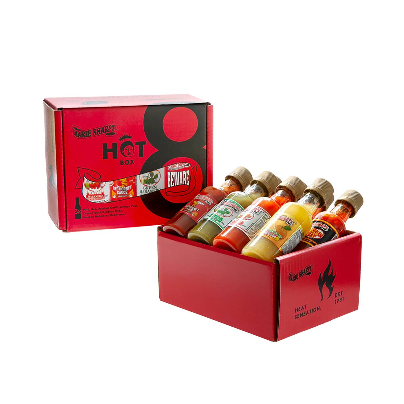 Geschenkbox Marie Sharp`s 400 ml (8 x 50 ml)