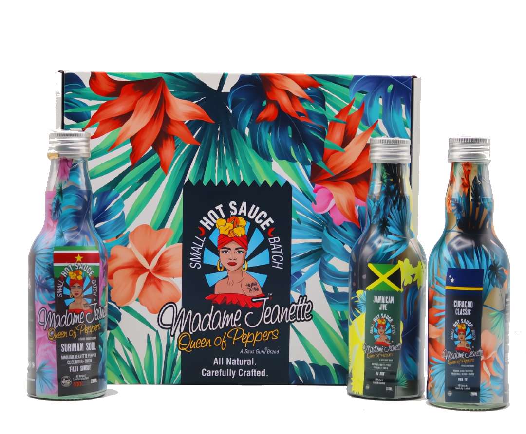 Saus Guru Geschenkbox "Madame Jeanette" Chili-Saucen 600ml