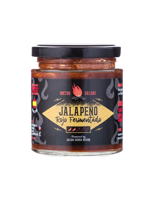 Fermentiertes Rotes Jalapeño-Püree 250 ml von Doctor Salsas
