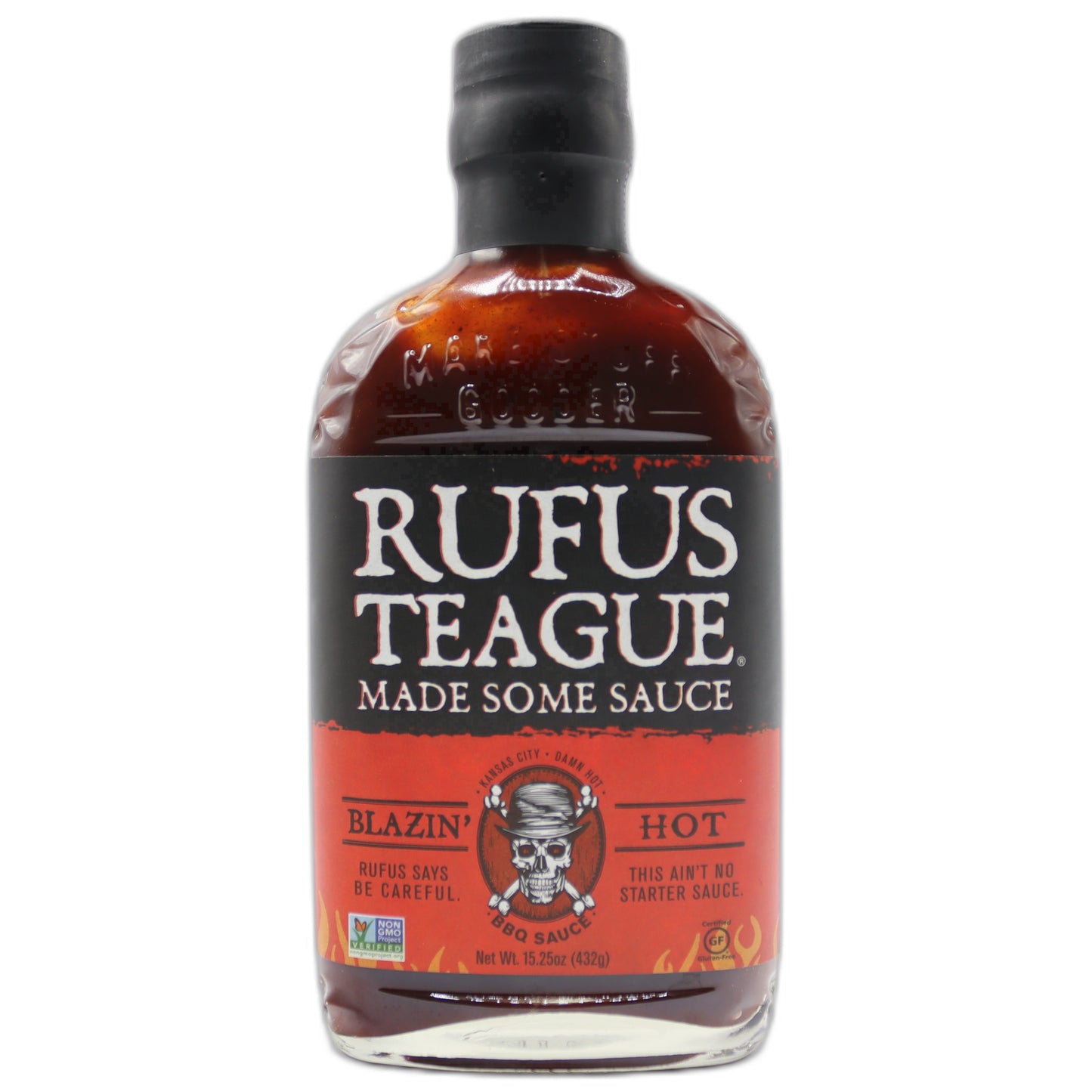 Rufus Teague Blazin Hot BBQ Sauce 432g