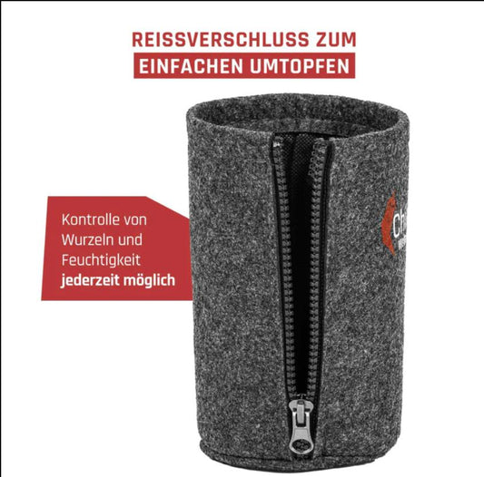 Stofftöpfe für Chilis 1 Liter